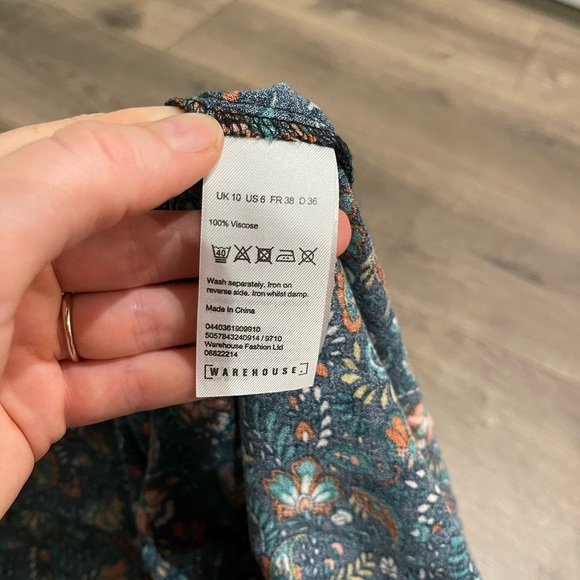 Warehouse loose fit viscose dress - Picture 7 of 7